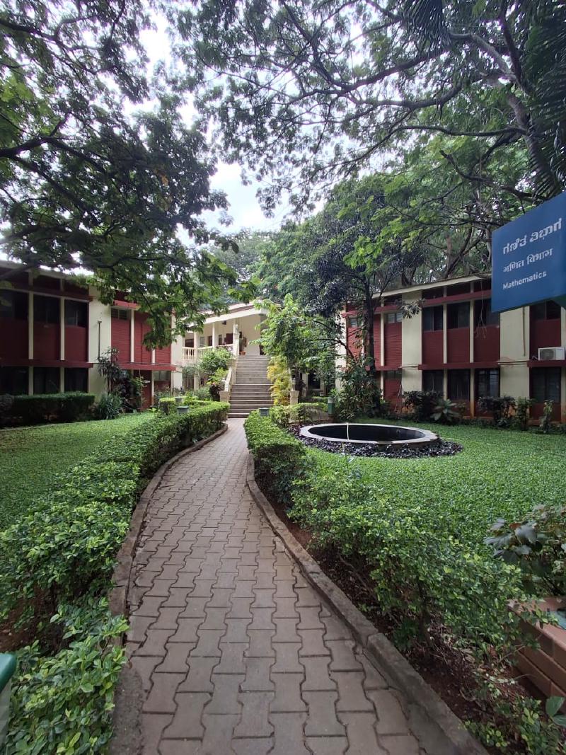 The mathematics department building at IISc Bangalore